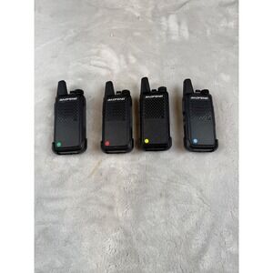 Baofeng GT-22 Walkie Talkie Two Way Radio Set of 4 Black Handheld Transceivers